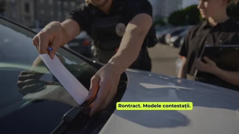 cum contest amenda aplicată de agenți