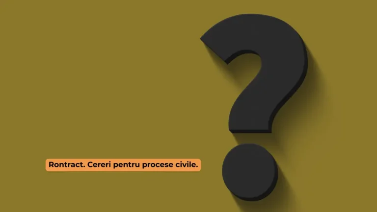 întrebări despre litigii contractuale