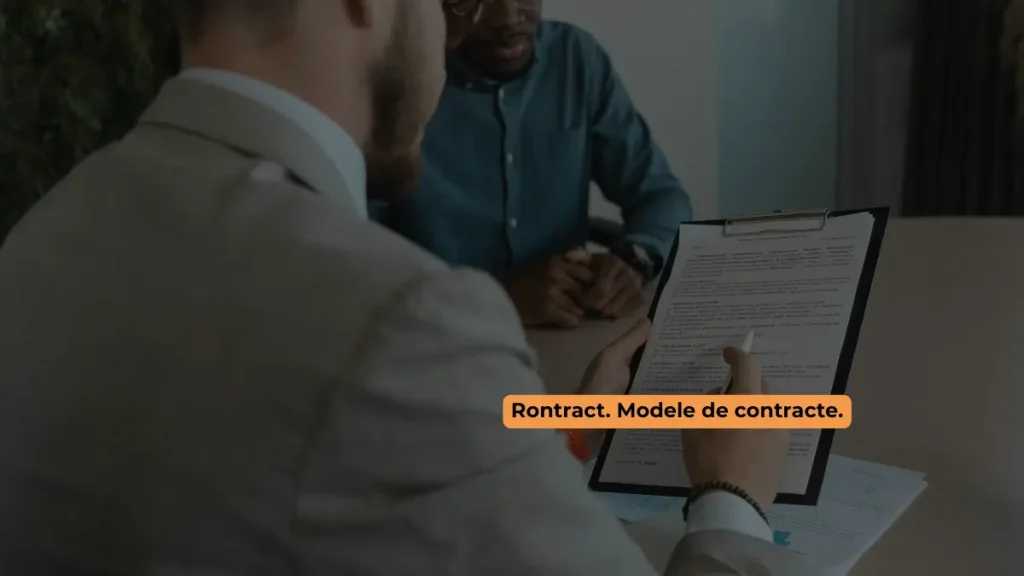 exemplu de contract standard