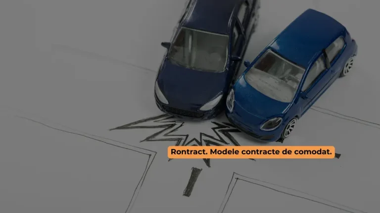 model contract de comodat auto