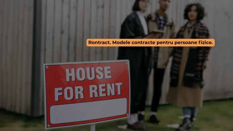 persoane care semnează contract de închiriere locuință
